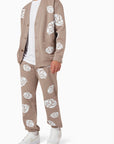 Beautifully Said - Rose Garden Sweatpants - Taupe