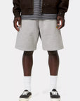 Carhartt Chase Sweat Short "Dark Grey Heather Gold"