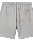Carhartt Chase Sweat Short "Dark Grey Heather Gold"