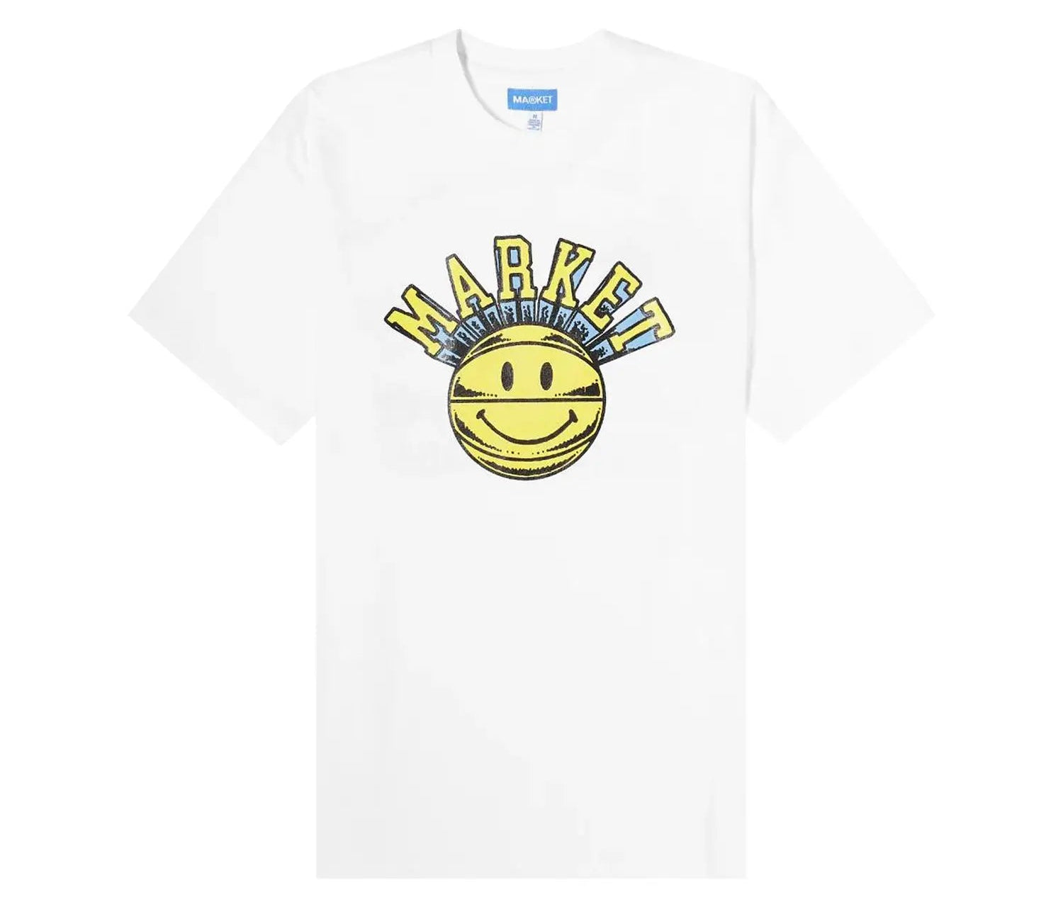 Market - Smiley Hoops T-Shirt 'White'