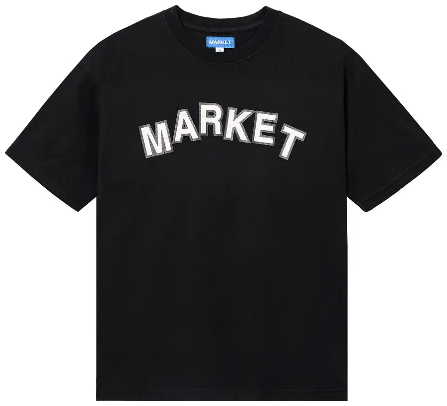Market - Community Garden T-Shirt 'Washed Black'