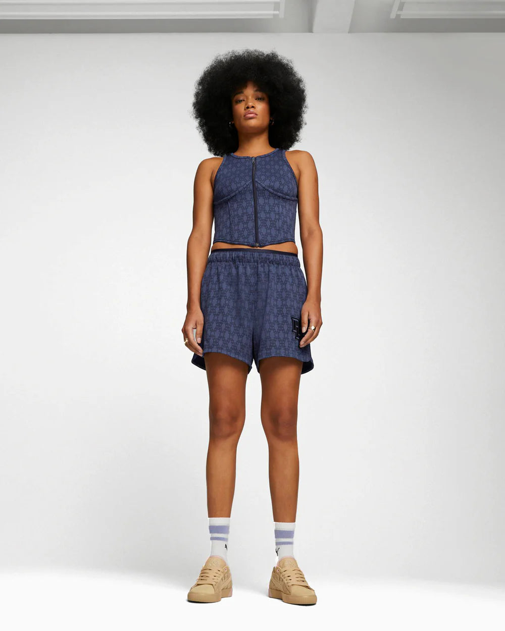 Puma  Women's Shorts x Dapper Dan - Blue